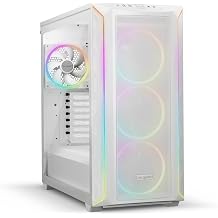 be quiet! Middle Tower PC Case ATX Shadow Base 800 FX ARGB Light Wings 5.5 inches 140 mm Equipped with 4 White Domestic Authorized Dealer Product BGW64 SHD-BSE-800/FX/WH