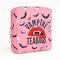 Vista 11 de Primo Lines Bolsa de Período para la Escuela – Estuche Compacto y Discreto para Tampones y Compresas con Forro Impermeable, Lindas y Elegantes