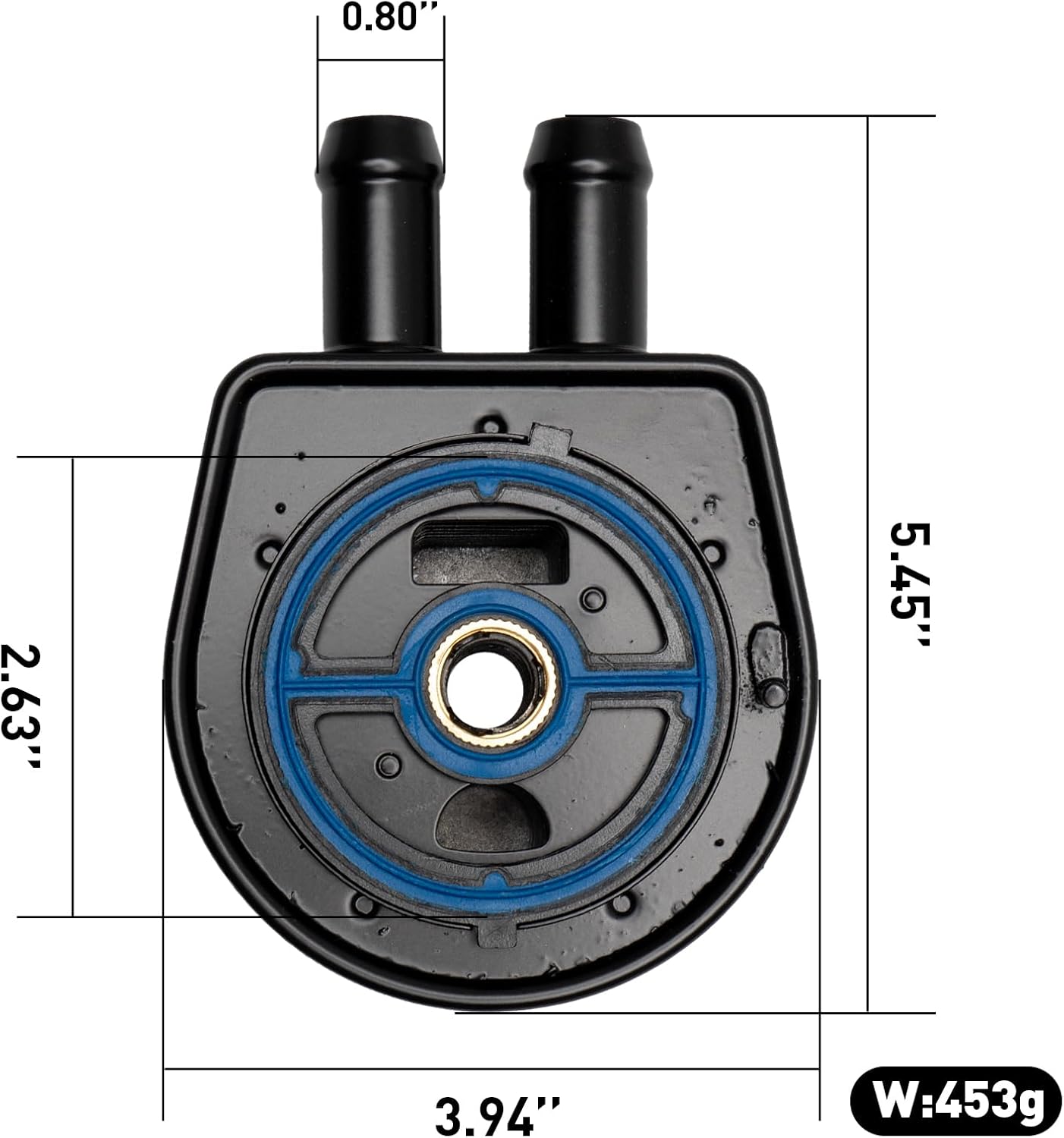 1S7Z6A642AAA Engine Oil Cooler Compatible with Ford Escape 2005 2006 2007 2008 2.3L,Transit Connect 2010 2011 2012 2013 2.0L.Compatible with Mercury Mariner 2005-2008 2.3L.