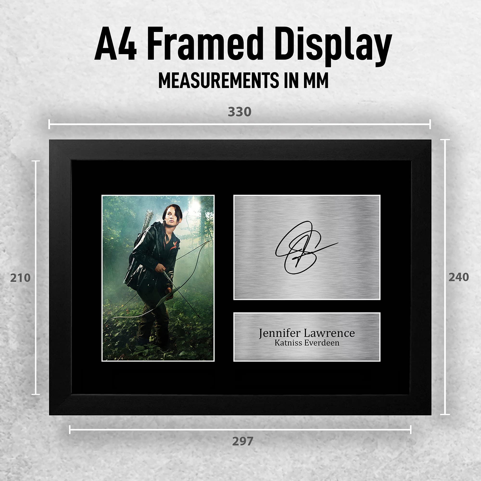 セール中…ジェニファー・ローレンス直筆サイン入り超大型写真…ハンガー・ゲーム… Amazon.co.jp: HWC Trading FR A4 ジェニファー・ローレンス