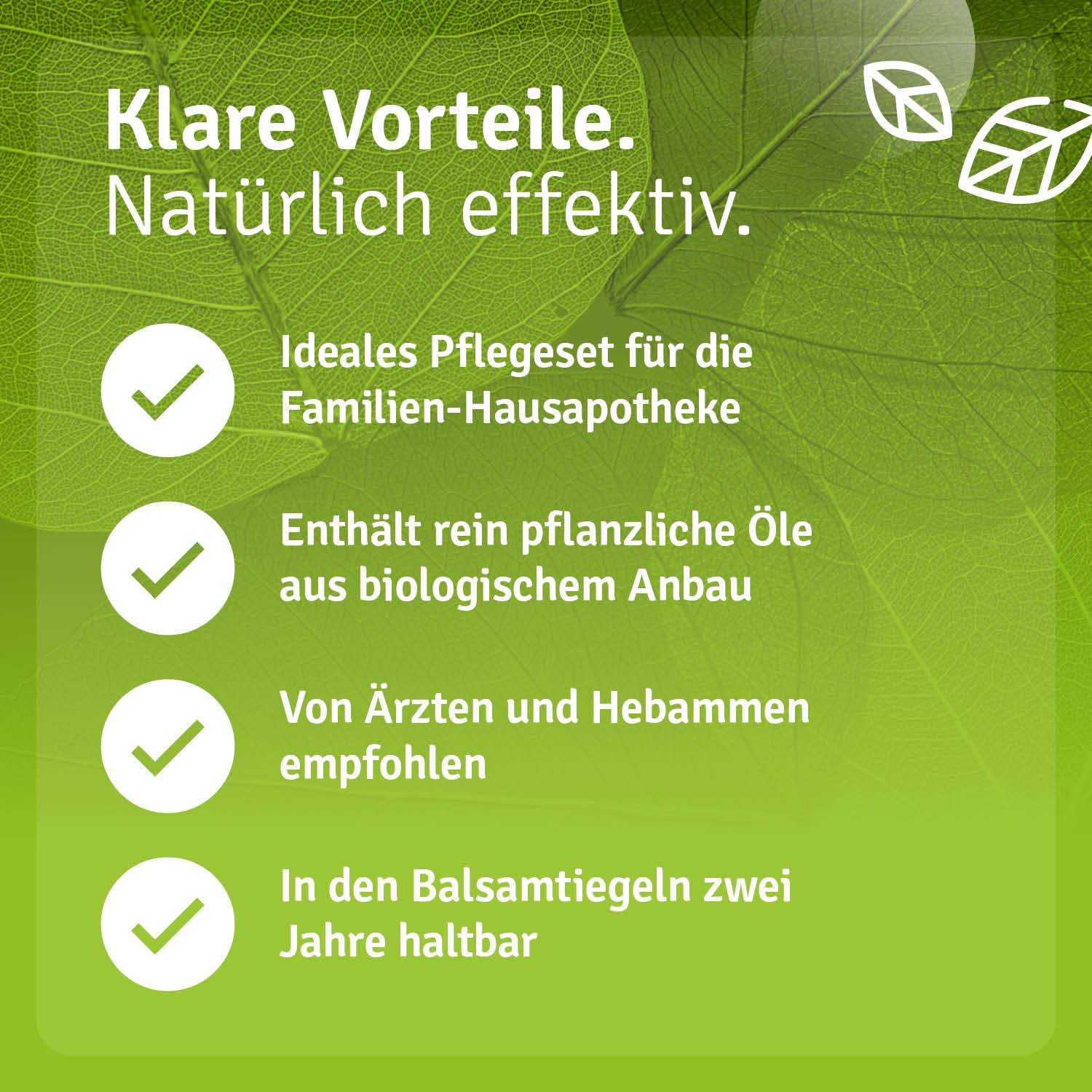 Engelwurzbalsam & Thymianbalsam Myrte Kinder Set – Ideales Set für Babys, Kinder, Bewährte Pflegebalsame in Apothekenqualität, Von Hebammen empfohlen, Frei von chemischen Zusatzstoffen