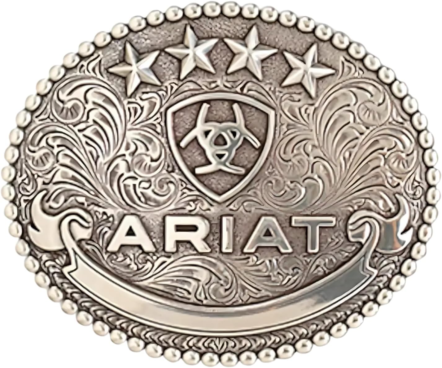 ARIAT Oval Stars and Shield Belt Buckle