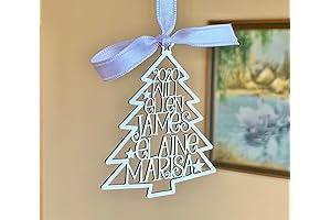 Personalized Christmas Ornaments 2023: Unique Festive Keepsakes