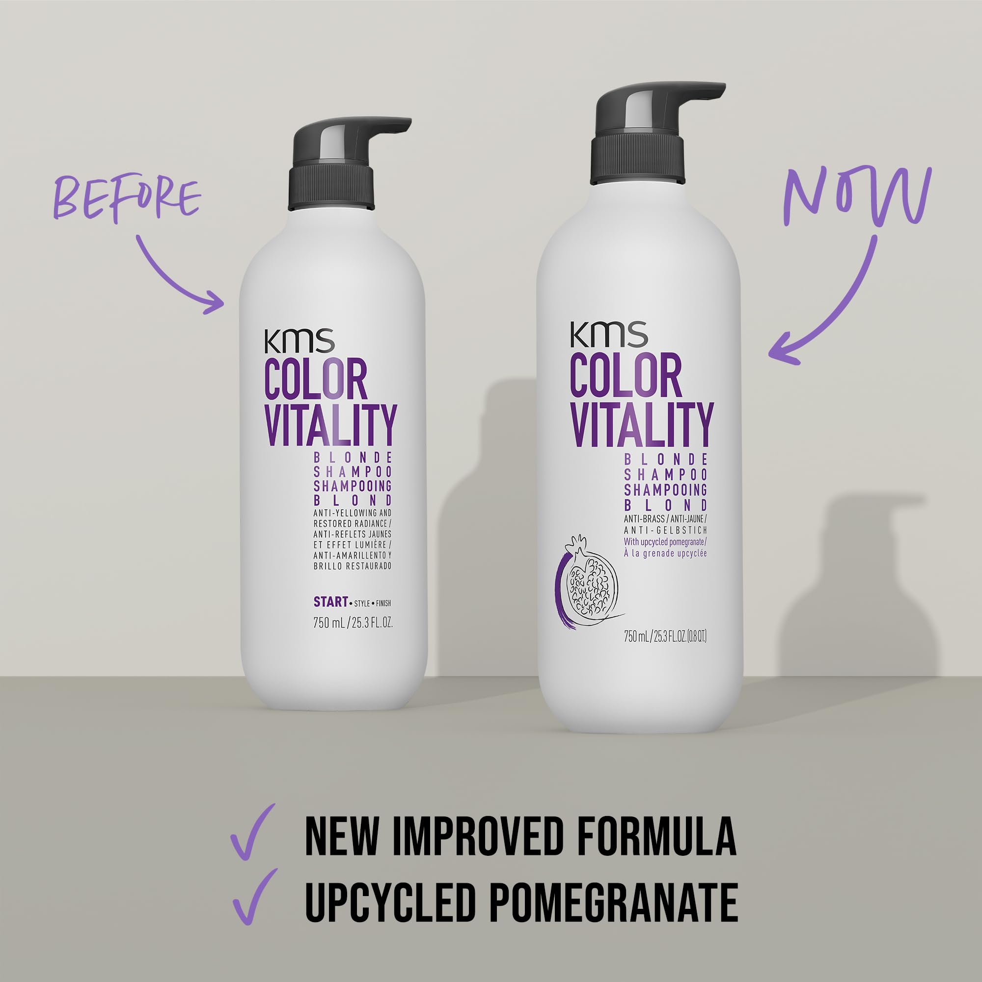 KMS COLORVITALITY Blonde Illuminating Purple Conditioner