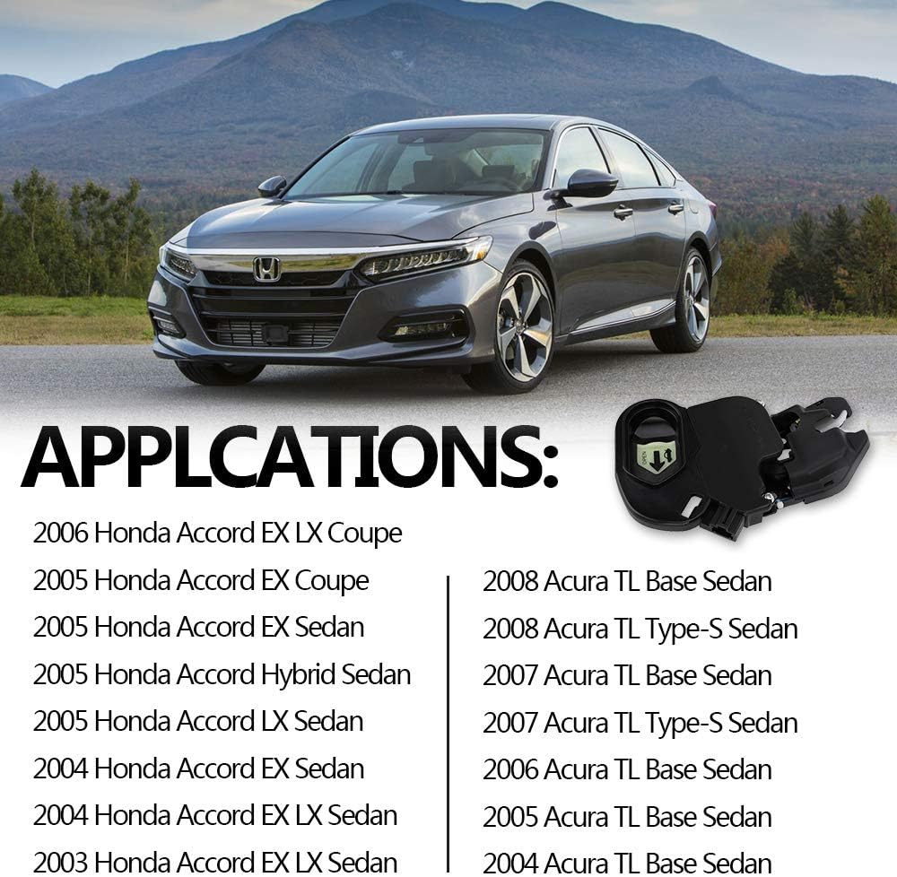 Buy Trunk Latch For Honda Accord Ex Lx 2003 2004 2005 2006 Acura Tl 2004 2005 2006 2007 2008 Trunk Lock Actuator Replacement 74851 Sda A22 Tailgate Latch Lock Actuator Motor Rear Hatch Trunk Lid Latch Online In Indonesia B07x8wlrrd