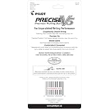 PILOT Precise V5 Rollerball Pens, Extra Fine Point 0.5mm, Black, 5-Pack – view 2