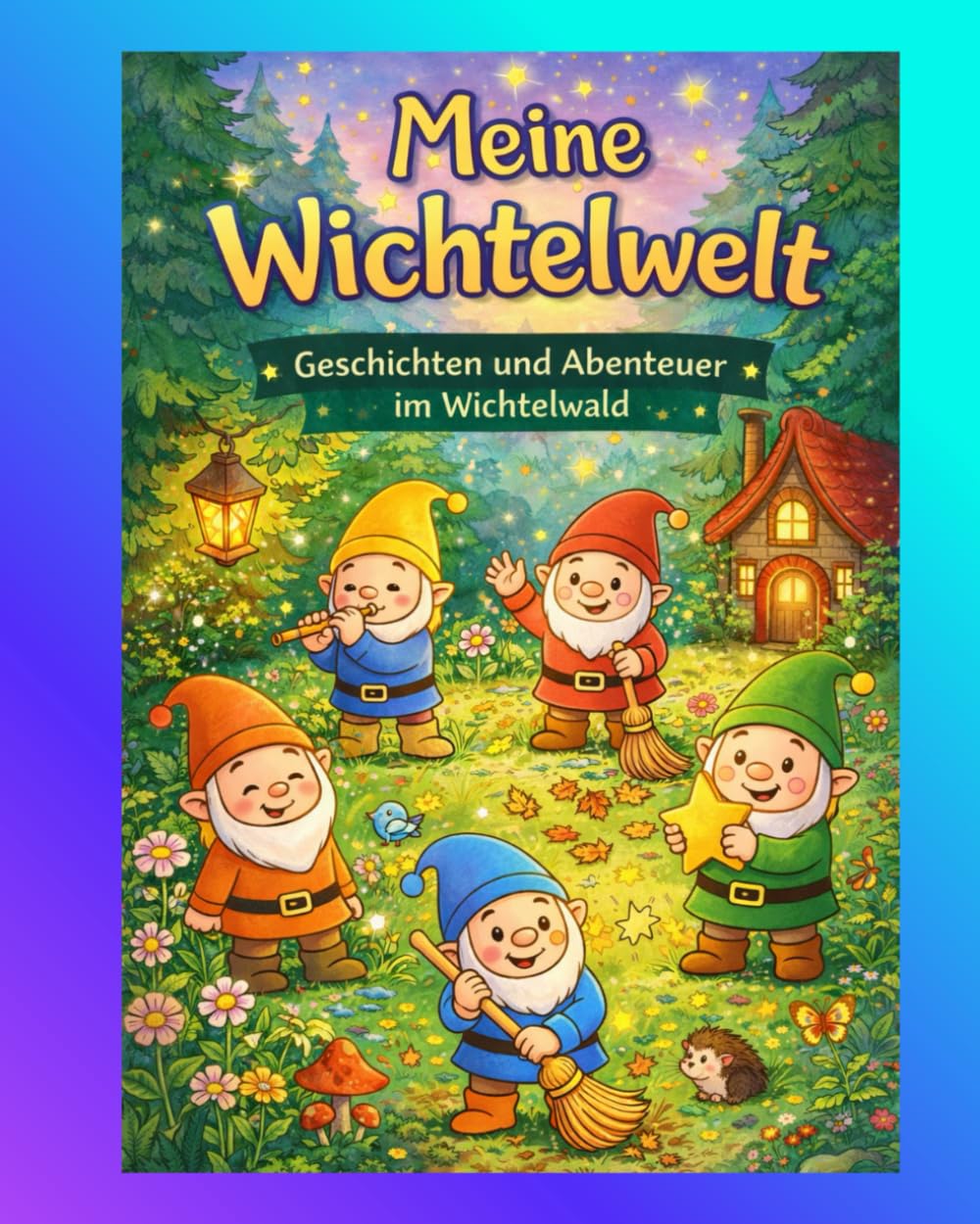 Meine Wichtelwelt: 25 zauberhafte Geschichten & Ausmalbilder für Kinder