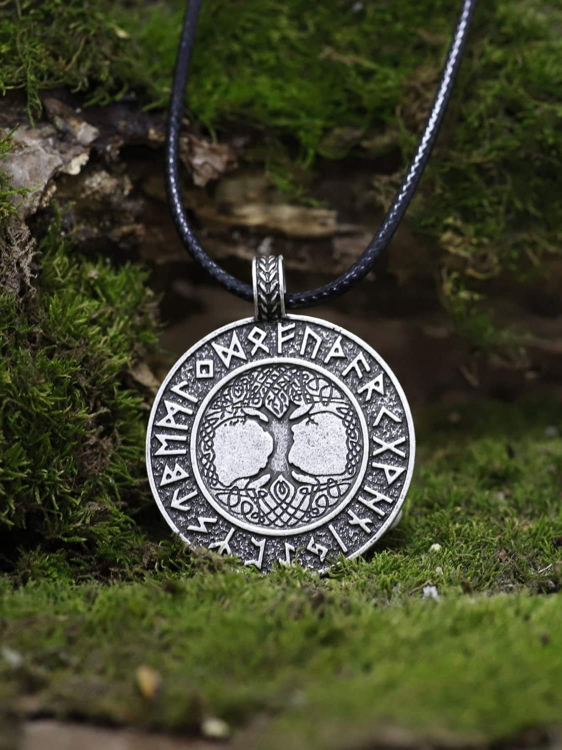 HAQUIL Viking Celtic Wiccan Tree of Life Pendant Necklace, Tree of Life Jewelry Gifts for Men and Women - Image 4