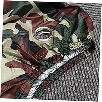 Vista 4 de BESPORTBLE Funda para motocicleta, cubierta transpirable y resistente a la lluvia, protección solar, cubierta de motocicleta, cubierta de lluvia