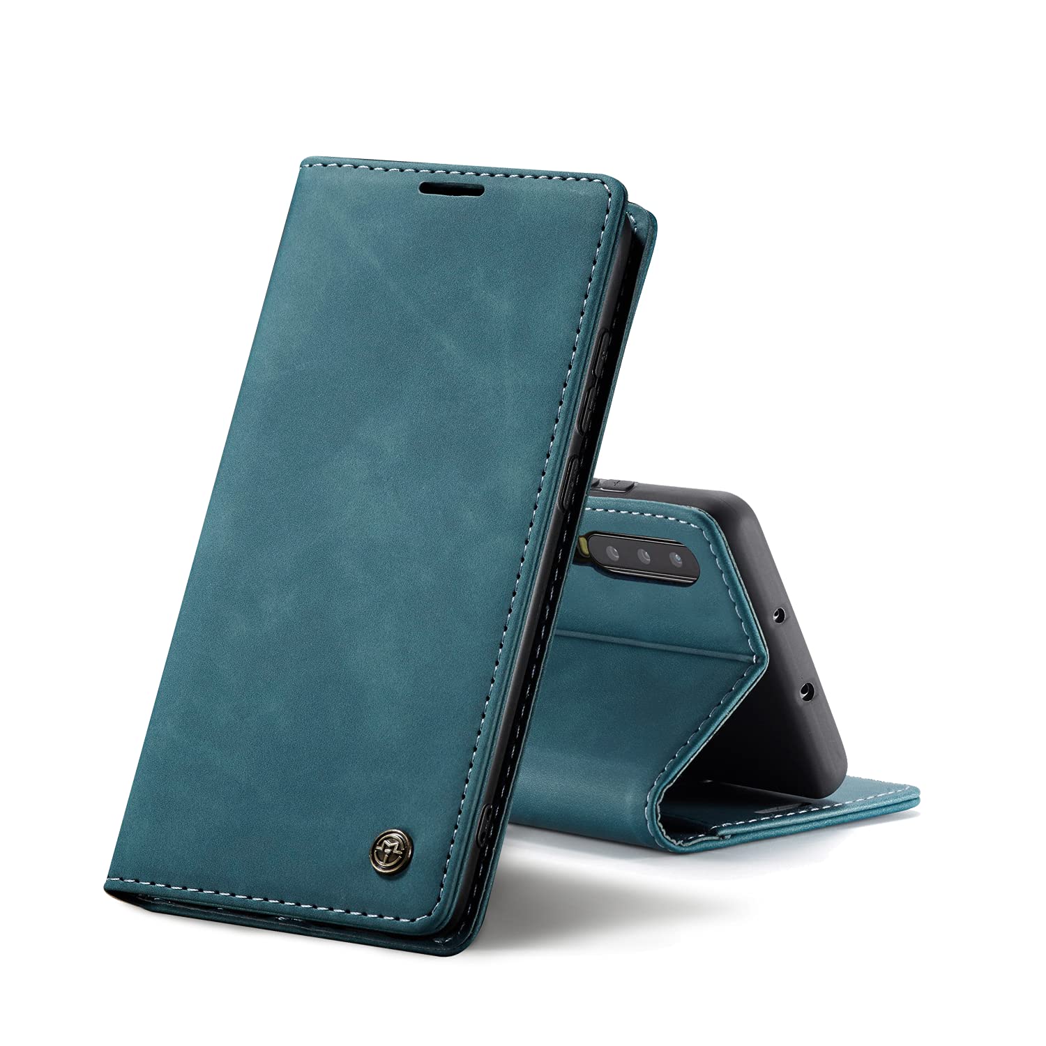 Chocoyi Custodia in pelle per Huawei P30 Lite, protezione in pelle PU portafoglio, chiusura magnetica, fessure per schede, funzione di supporto