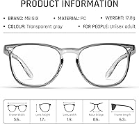 Vista 63 de Gafas de seguridad con estilo, gafas protectoras antiarañazos, transparentes para hombres y mujeres