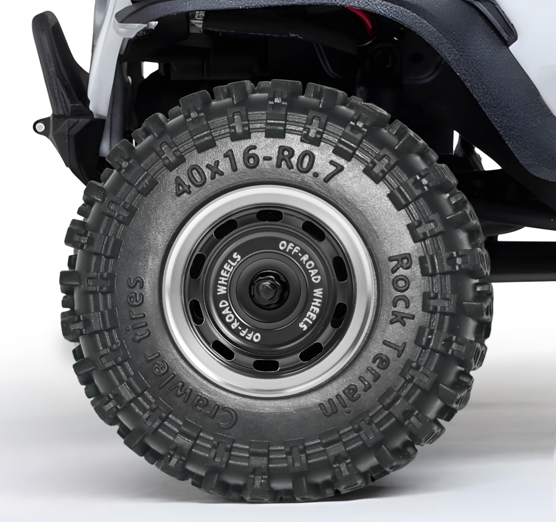 RcThjia 0.7" RC Aluminum Beadlock Wheels 21×11mm, 1mm Negative offset Rims, CNC Machined Alloy 0.7 RC Beadlock Rims for Axial SCX30 & Redcat Ascent-32 1/30 1/32 Micro Crawler Upgrades, Black (4PCS)