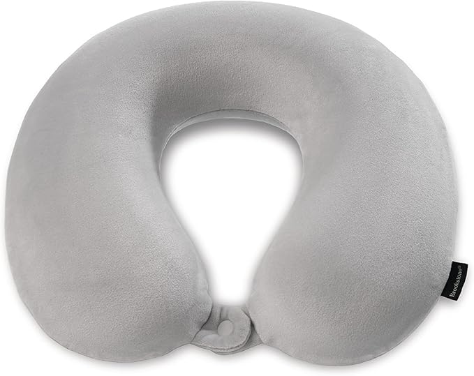 Brookstone Microbead Travel Head and Neck Pillow