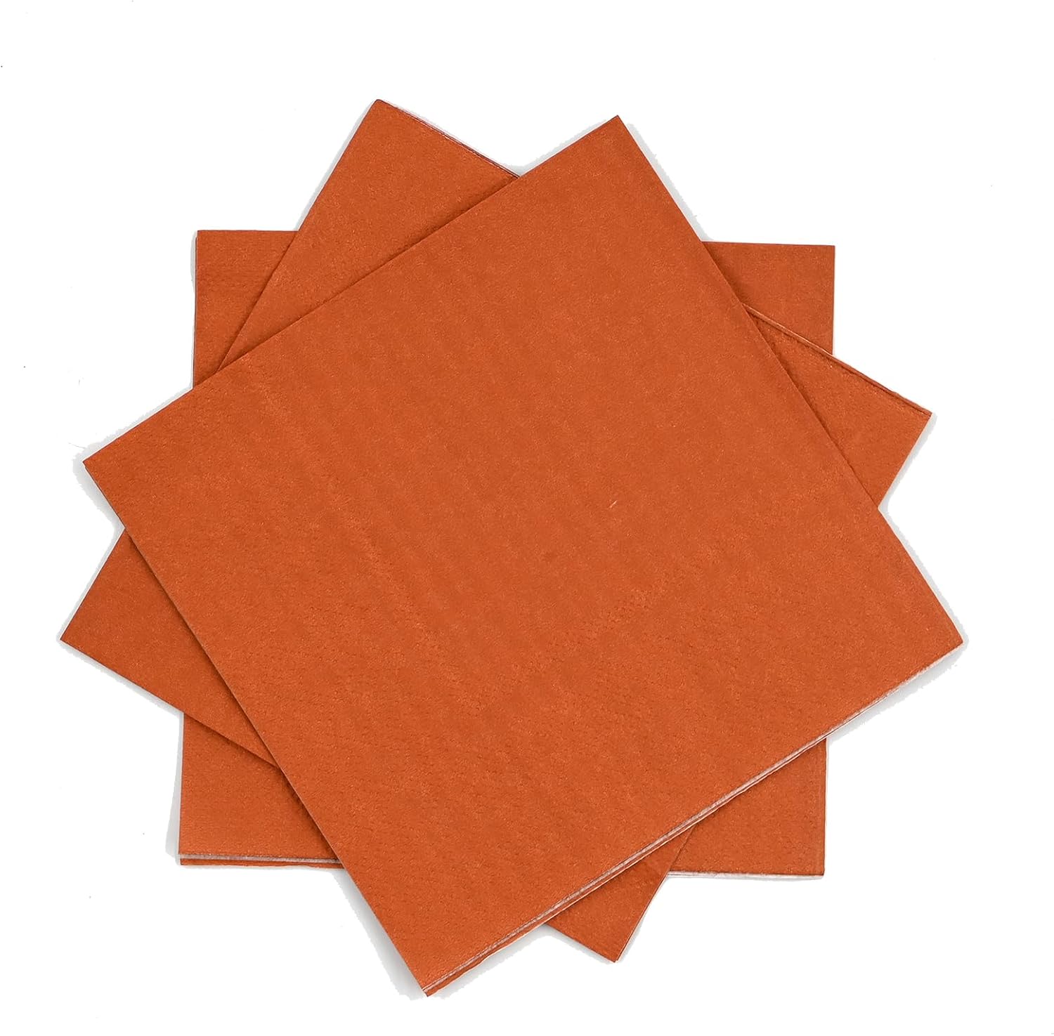 200 Pieces 2ply Terracotta Cocktail Napkin Disposable