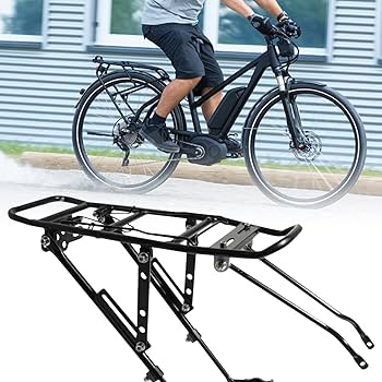 後付け自転車用荷物ラック 軽量なのに耐荷重50kg 自転車荷台 キャリア 後付け 耐荷重 最大耐荷約50KG 軽量 着脱式