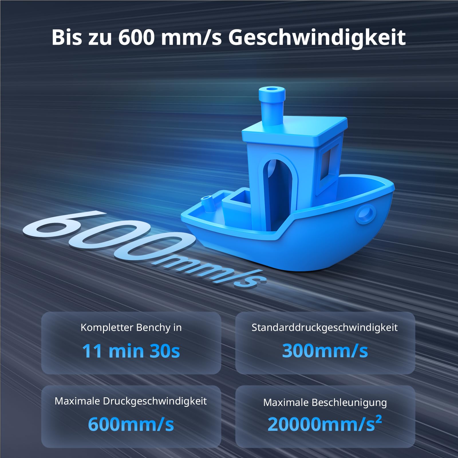 Anycubic Kobra 3 V2 3D Drucker, Verbesserte Düsentechnologie und Auto-Leveling, Mehrfarbendruck über ACE Pro, Druckgröße 255 x 255 x 260 mm