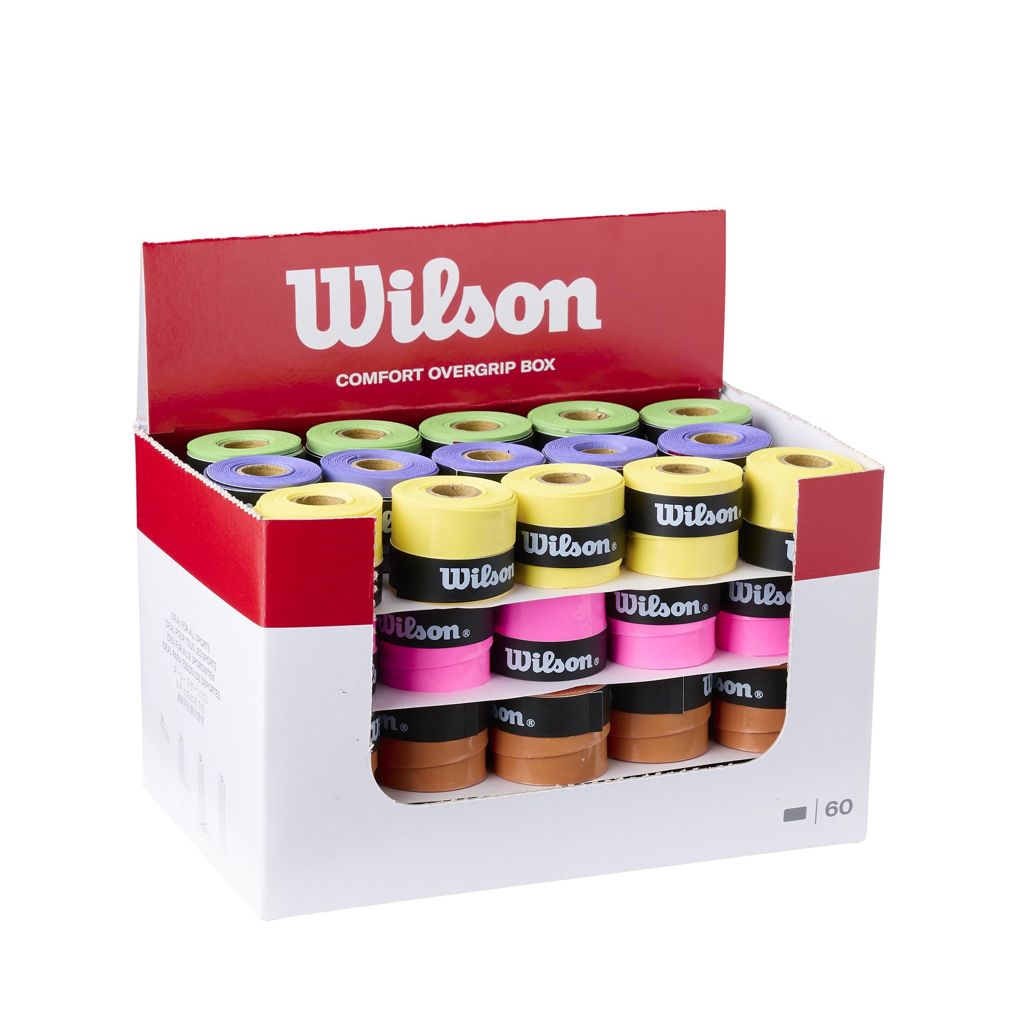Wilson Grip de Rechange Ultra Overgrip, Souple, Fin, Absorption optimale de la Transpiration et de l'humidité