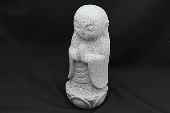 Amazon.co.jp: サンソー かわいい 癒しのお地蔵さん 地蔵菩薩 みかげ石