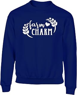 Hippowarehouse Farm Charm Kids Children's Unisex Jumper Sweatshirt Pullover