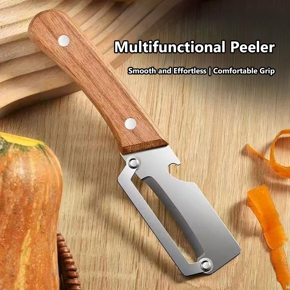 Amazon.com: Premium Vegetable Peeler with Wooden Handle and Bottle