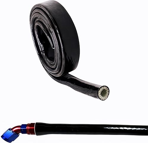 BSTFLEX Funda de silicona con revestimiento de silicona de fibra de vidrio recubierta de silicona para mangueras automotrices y cableado eléctrico, BSTFLEX Funda de silicona con revestimiento de silicona de fibra de vidrio recubierta de silicona para mangueras automotrices y cableado eléctrico,