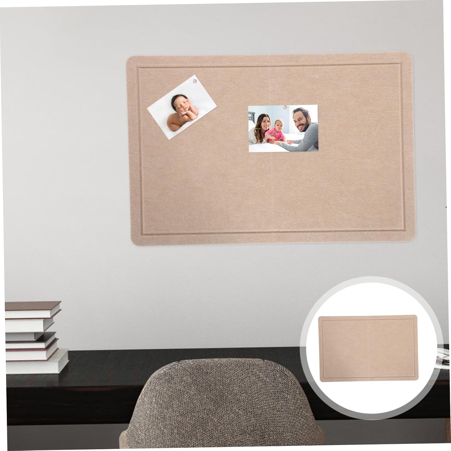 DOITOOL 1set Felt Bulletin Board for Wall Decor Multi-Functional Message Board for Background Wall Display Camel Easy to Install Versatile Uses