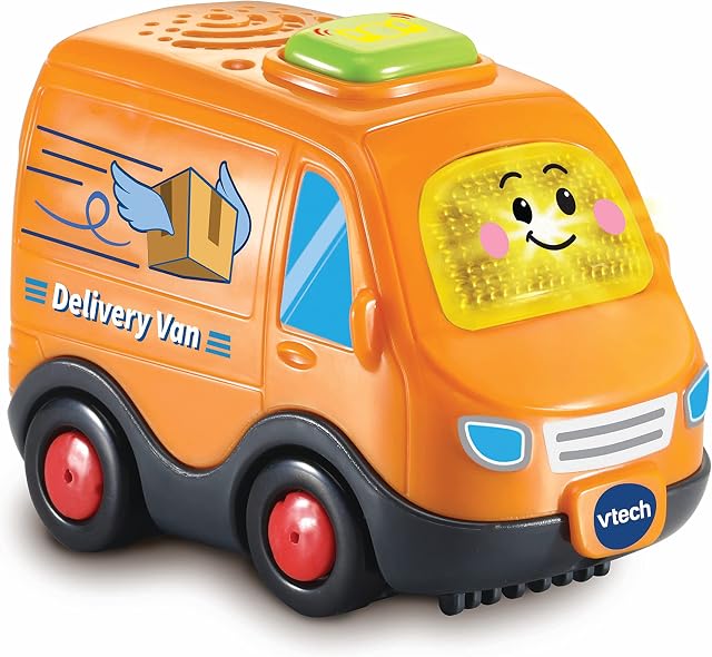 Vtech Toot-Toot Drivers Delivery Van | Interactive Toddlers Toy for Pretend Play with Lights and Sounds | Suitable for Boys & Girls 12 Months, 2, 3, 4 + Years, English Version