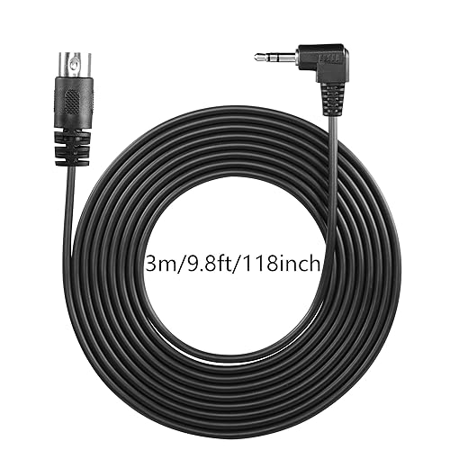 Miniatura 5 de SinLoon Cable macho DIN de 5 pines, DIN de 5 pines a 90 grados 0.138 in (18 pulgadas), cable de audio estéreo TRS macho para sistema B & O que