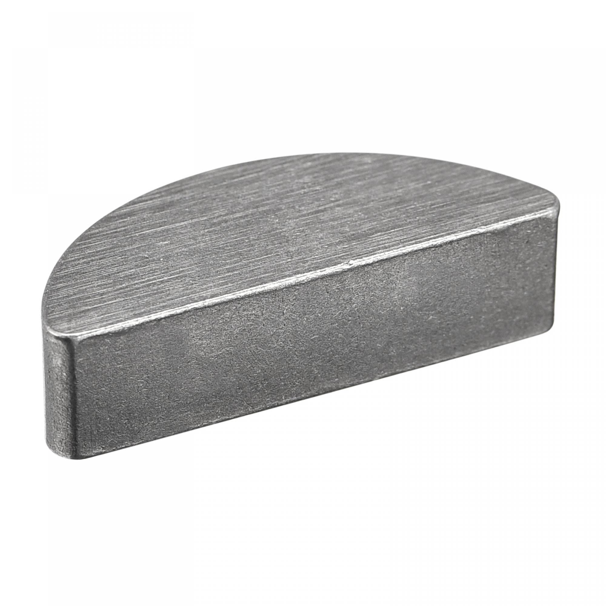 sourcing map Clavette Demi Lune 10pcs 45# Acier 28mm Longueur x 11mm Largeur x 7mm Épaisseur Demi-cercle Clé