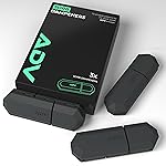 ADV Tennis Dampener with Custom Feel, Racket Shock Absorber to Reduce Vibration and Stay on The Racket, Engineered Poly-Silicone Tennis Racket Dampener, Black, Sorb 3-Pack