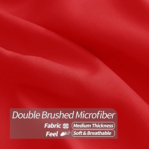 Miniatura 3 de Ersmak Juego de sábanas de tamaño matrimonial (4 piezas), sábanas de microfibra cepillada súper suave con bolsillo profundo de 16 pulgadas, juego de