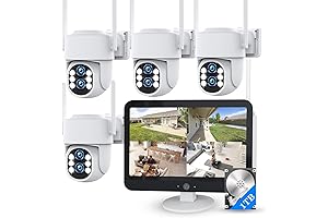 4K UHD Outdoor Wireless PTZ Camera System with 10x Zoom