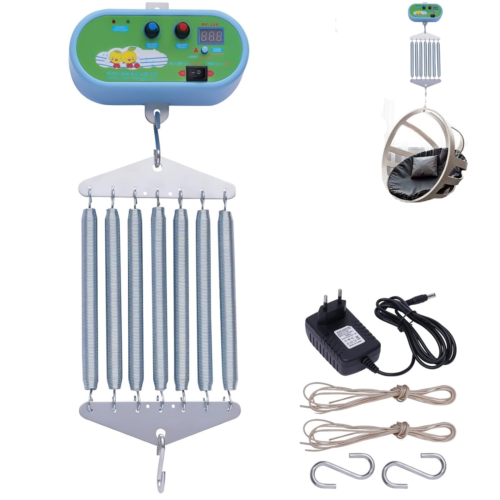Elektrische Babyschaukel Controller,Federwiege Motor,Hängende Elektrische Wiegensteuerung,Geräuscharm Einstellbarem Elektrische Babyschaukel, Für Federwiege & Hängematte