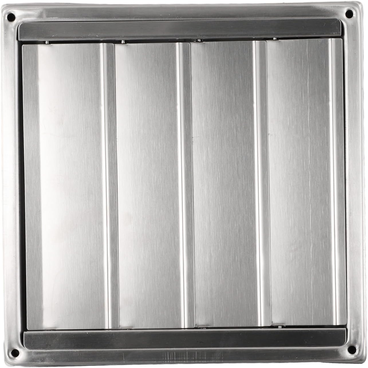 Metal Dryer Vent Cover For House, Removable Slats Stainless Steel Vent Cover, Exterior Wall Vent Cover With Louvre For Dryer Vents Range Hood Vent AC Vent(125MM)