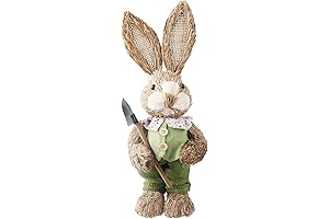 Charming Easter Bunny Adorned with Easter Egg Topiary