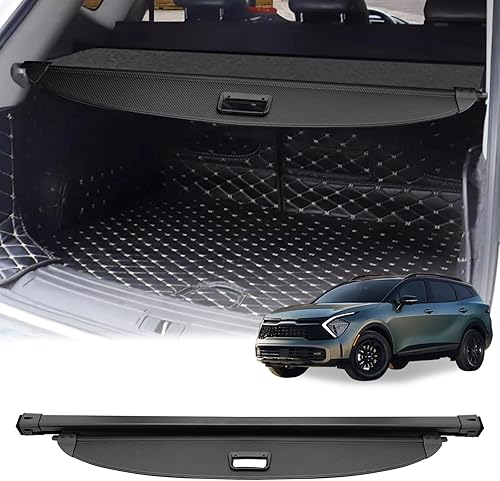 Funda de carga para Kia Sportage 2023-2024, pantalla retráctil de privacidad para maletero, cubierta de protección de equipaje, cubierta de
