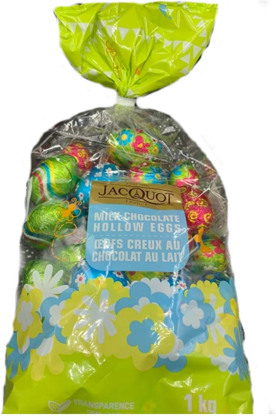 Jacquot Chocolatier Milk Chocolate Hollow Easter Eggs Easter Gift Present, Total Of 40 Eggs