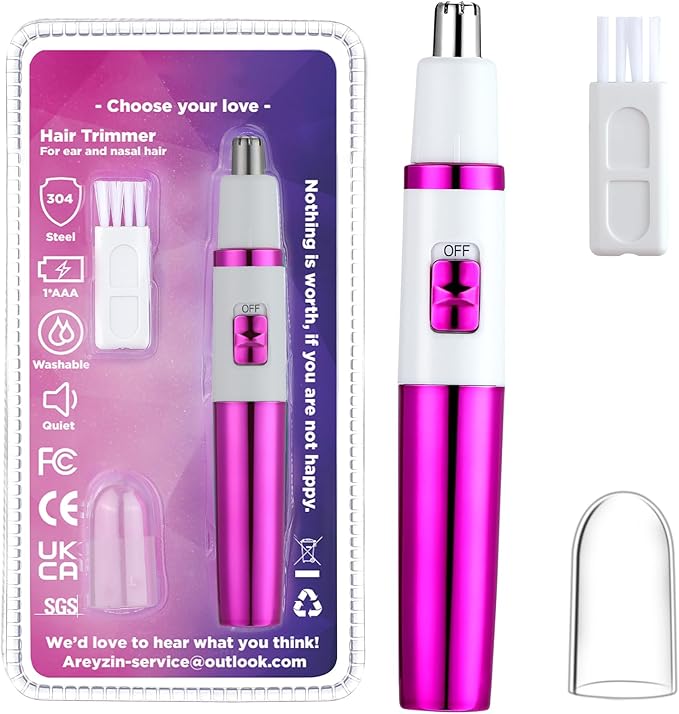 Panasonic Nose Hair Trimmer for Women with Dual Edge Blades