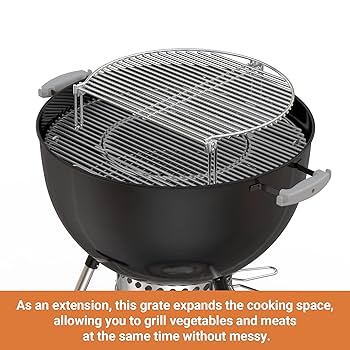 Onlyfire Kettle BBQ Scraper For Charcoal Kettle Grill, Heavy Duty BBQ