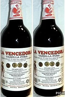 La Vencedora Pure Mexican Vanilla Extract 31oz Each 2 Glass Bottles Product From Mexico - PACK OF 2