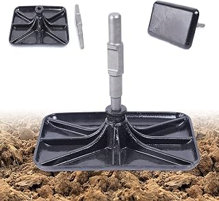 Compactor Plate, 11.8x7.9in Tamper Shank and Plate for Jack Hammer Compactor Rammer Manganese Steel Plate Tamper Plate Snoring Tablet