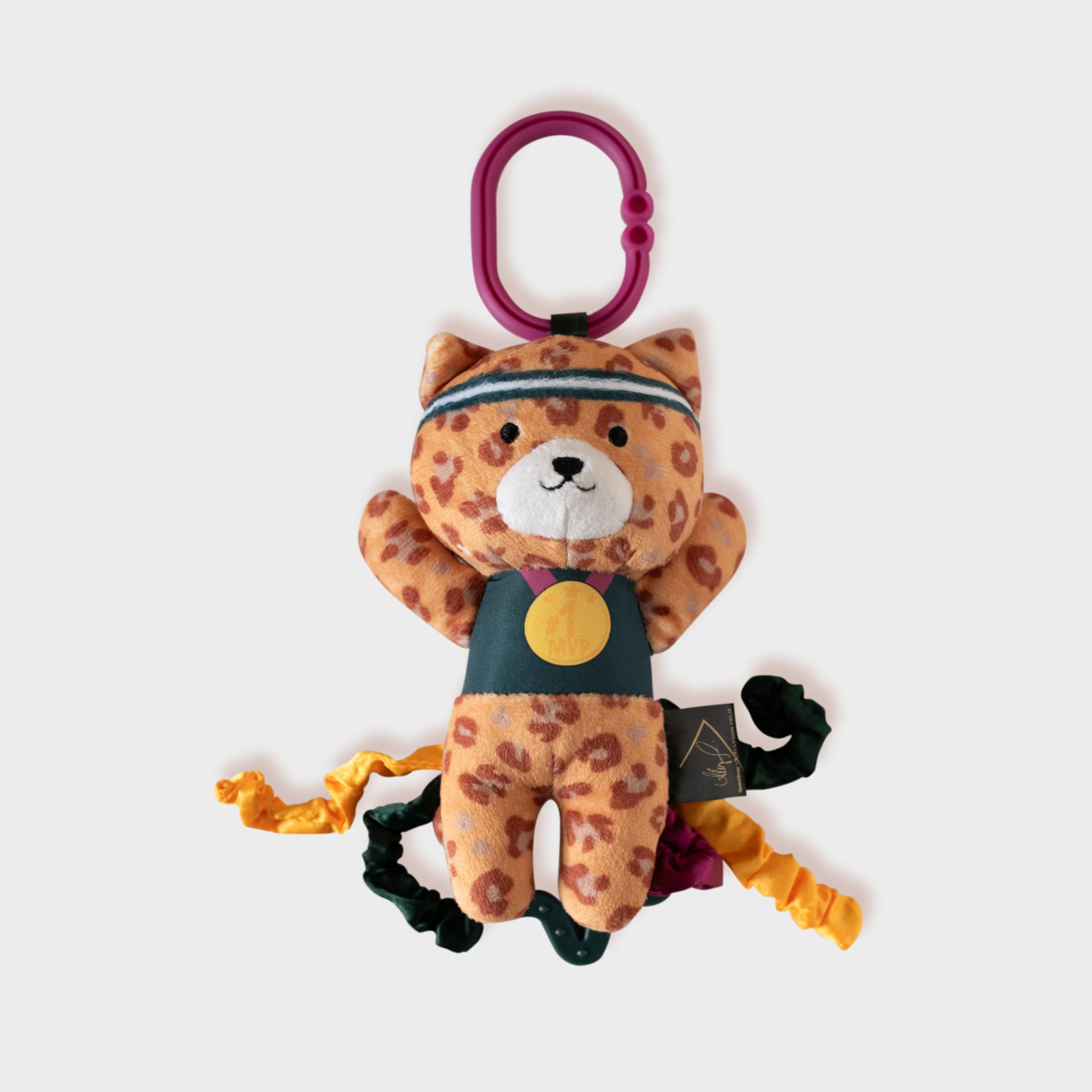 GoldbugAllyson Felix Attachable Car Seat & Stroller Baby Toy - Cheetah