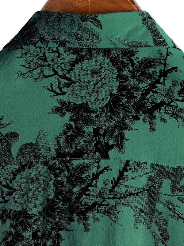 Image of Men's Multi-Coloured Floral Printed Shirt for man | Half Sleeve Cotton Shirt for Men | Summer Shirts for Men