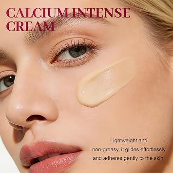 Calcium Intense Cream, Collagen Calcium Volume Cream, Upgraded Repair & Moisturizing Cream, Hydrating Deep Wrinkles on Eye, Anti-Aging & Lifting Care, 1.76 OZ
