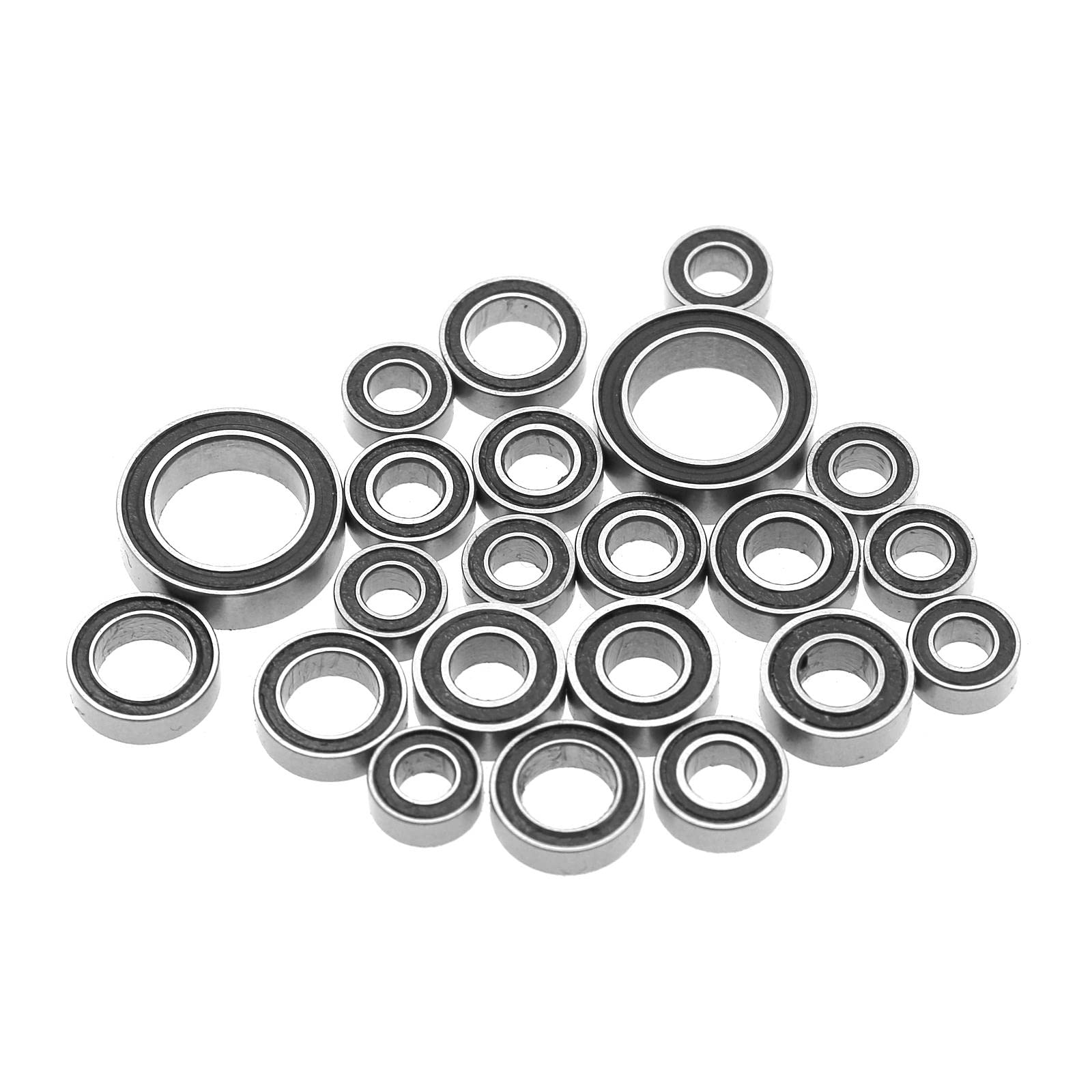 Kit Cuscinetti A Sfera 22 Pezzi In Gomma Sigillata Blu Per RC Crawler Traxxas TRX4-M 1/18