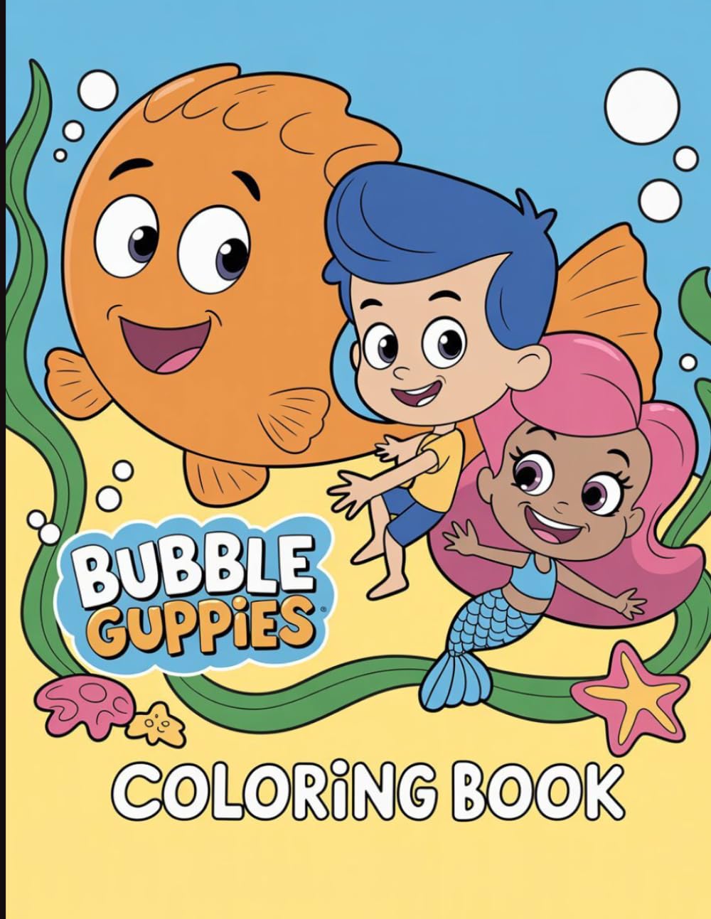 Bubble Coloring Book: Bold and Easy for Kids