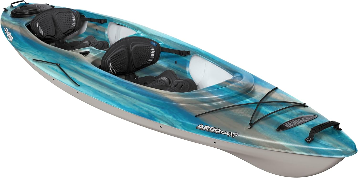 Pelican Argo 100X EXO – Premium Sit-in Recreational Kayak – Exo Cooler Bag Included – 10 ft – Blue Coral Pelican Argo 100X EXO – Premium Sit-in Recreational Kayak – Exo Cooler Bag Included – 10 ft – Blue Coral