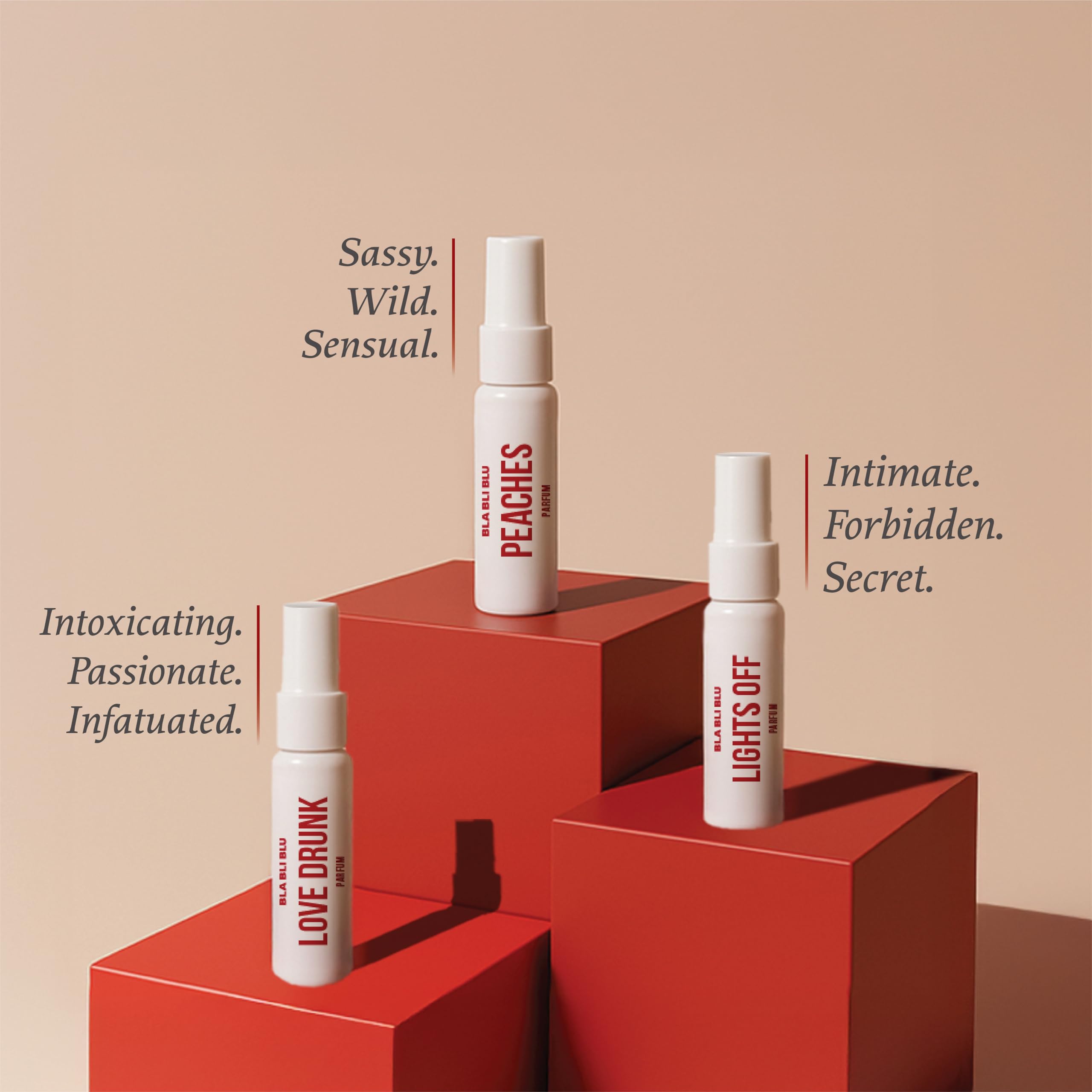 BLABLIBLU Parfüm-Geschenkset, Mini-Reise-Testpaket für Damen, 6 x 7 ml, langanhaltende Parfum-Düfte – besser als EDP, EDT und EDC, Parfüm für Frauen, Zitrus, blumige und frische Noten