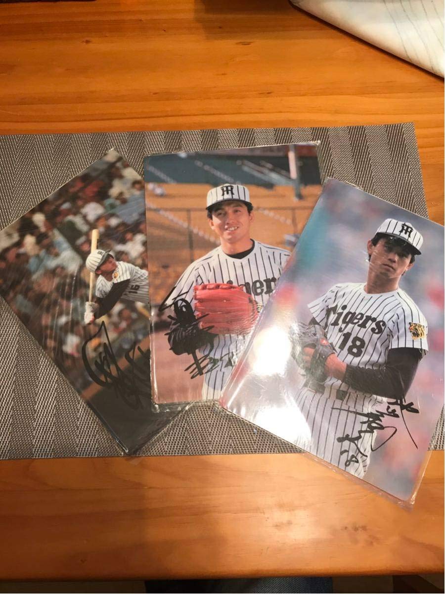 Amazon.co.jp: 阪神タイガース 岡田監督 真弓 池田 3枚 セット 往年のV 