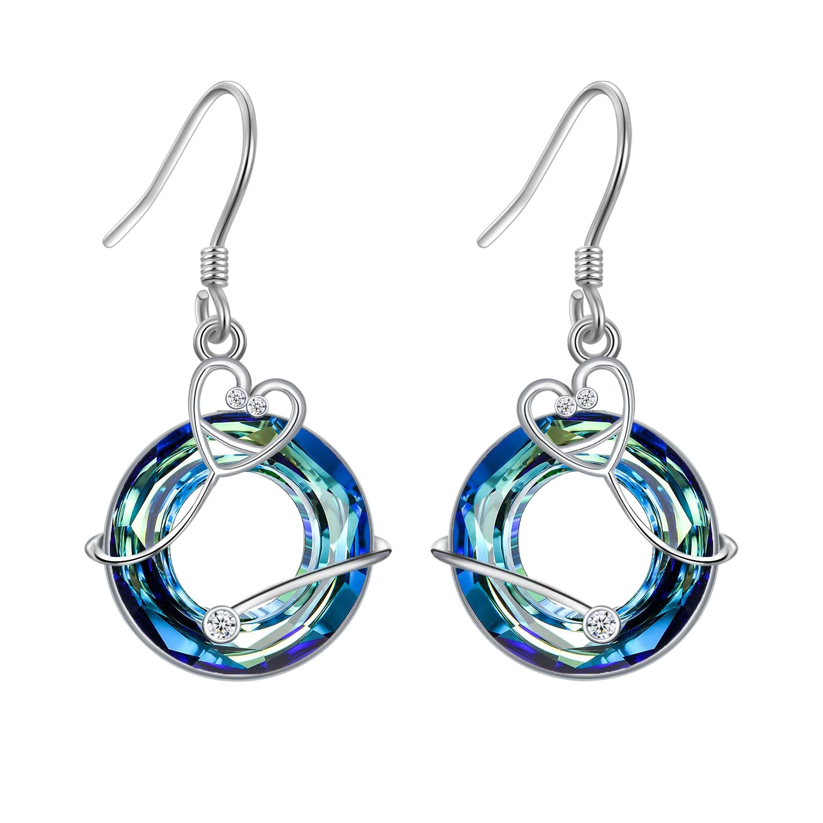 Boucles d'oreilles stéthoscope argent hypoallergénique pour peau sensible